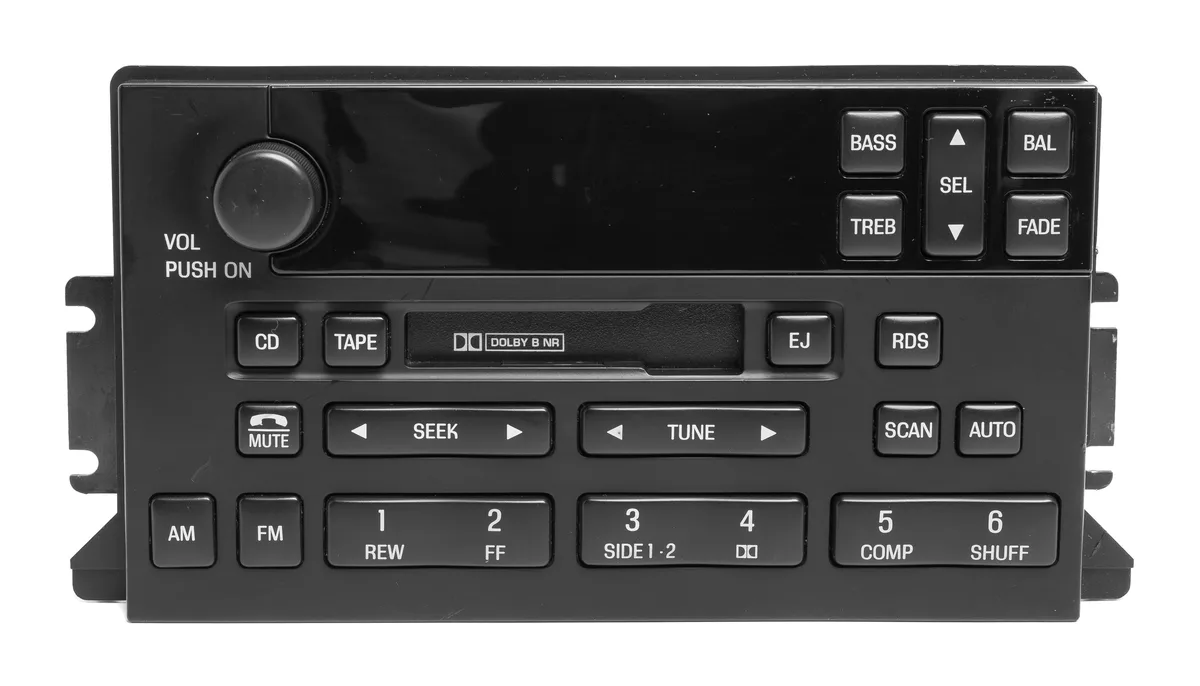 1 Factory Radio 1 Factory Radio XF3F-18C870-AE receiver 1999-02 Lincoln Continental — product photo