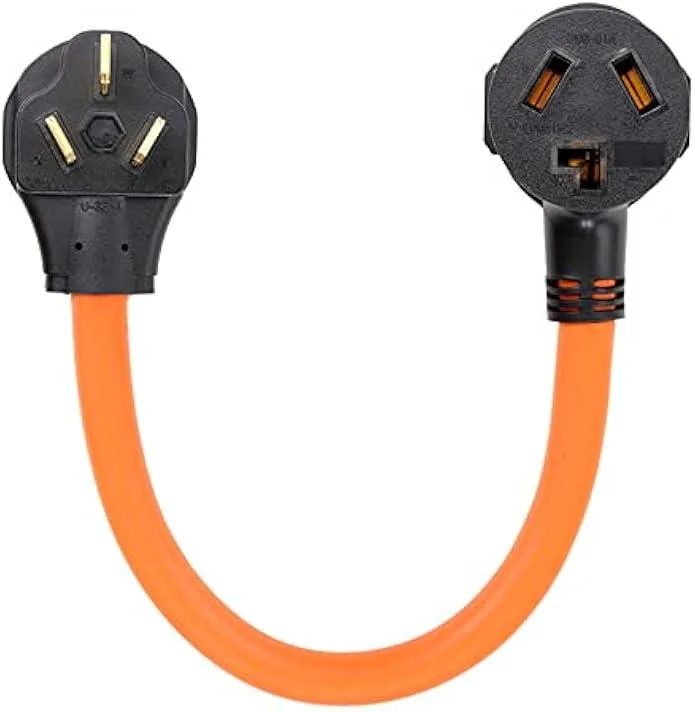 usbroway usbroway NEMA 10-50P to 10-30R Dryer Adapter 1.5FT 250V 50A — product photo