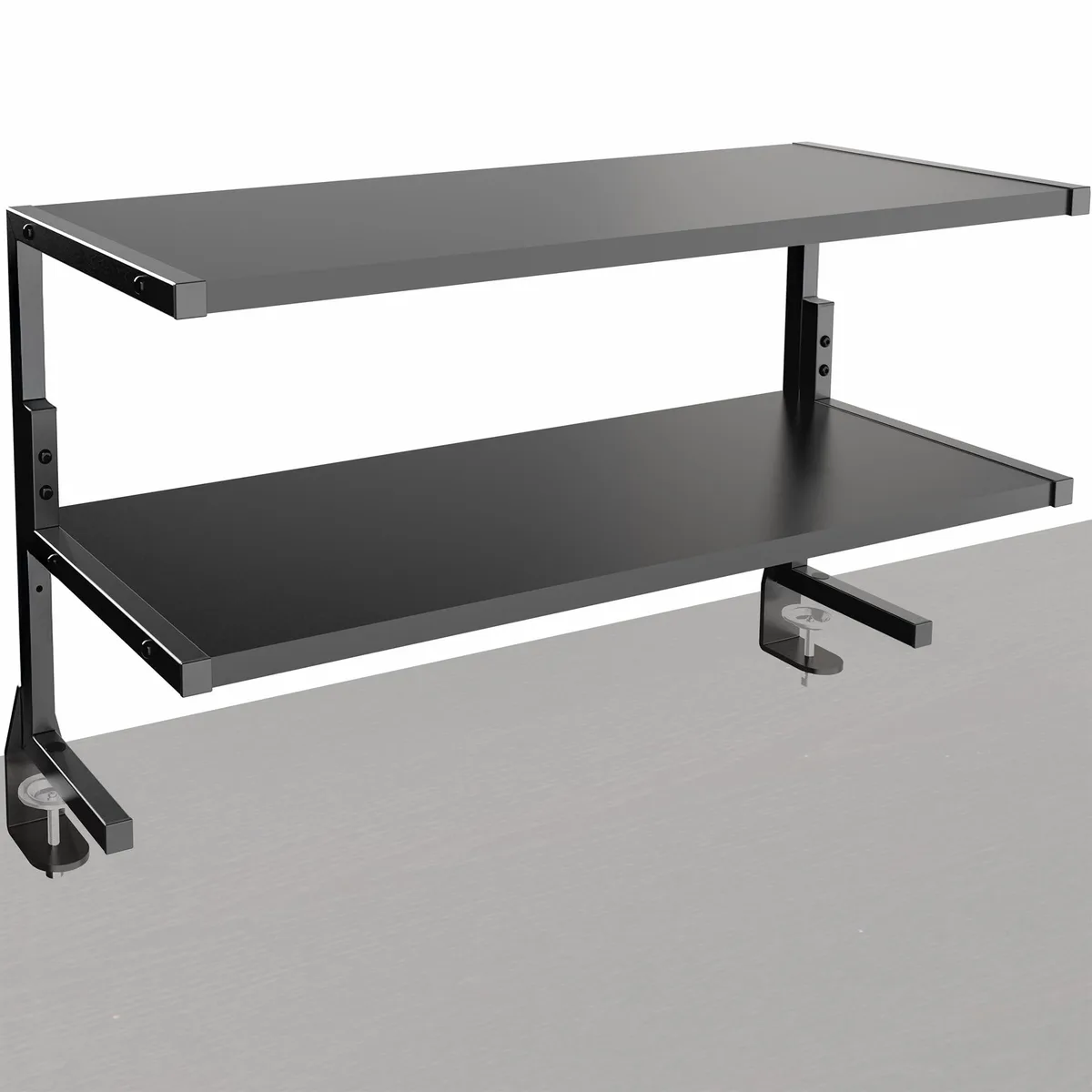 VIVO VIVO Black Clamp-on 30" 2-Tier Shelf 15.4" H 11 lbs — product photo