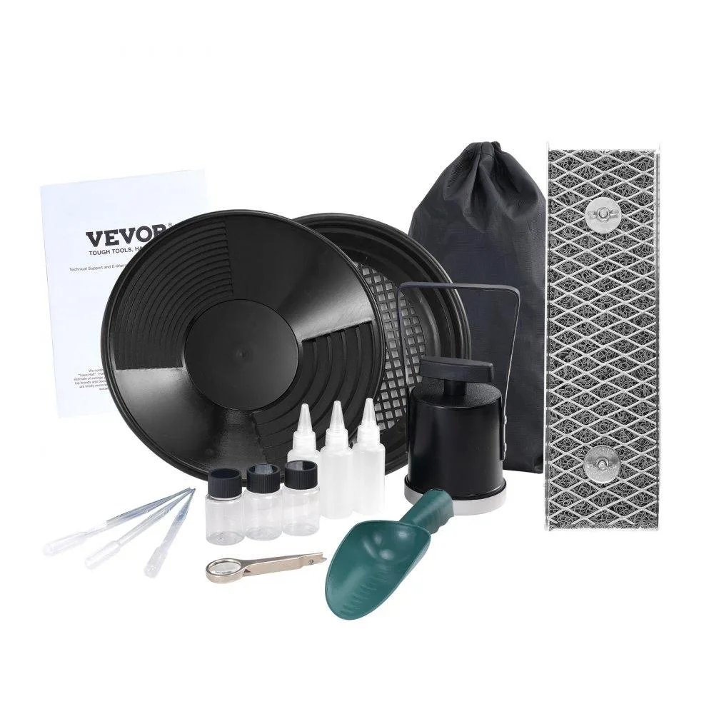 VEVOR VEVOR SL-12T 12in 16pc Gold Panning Kit — product photo