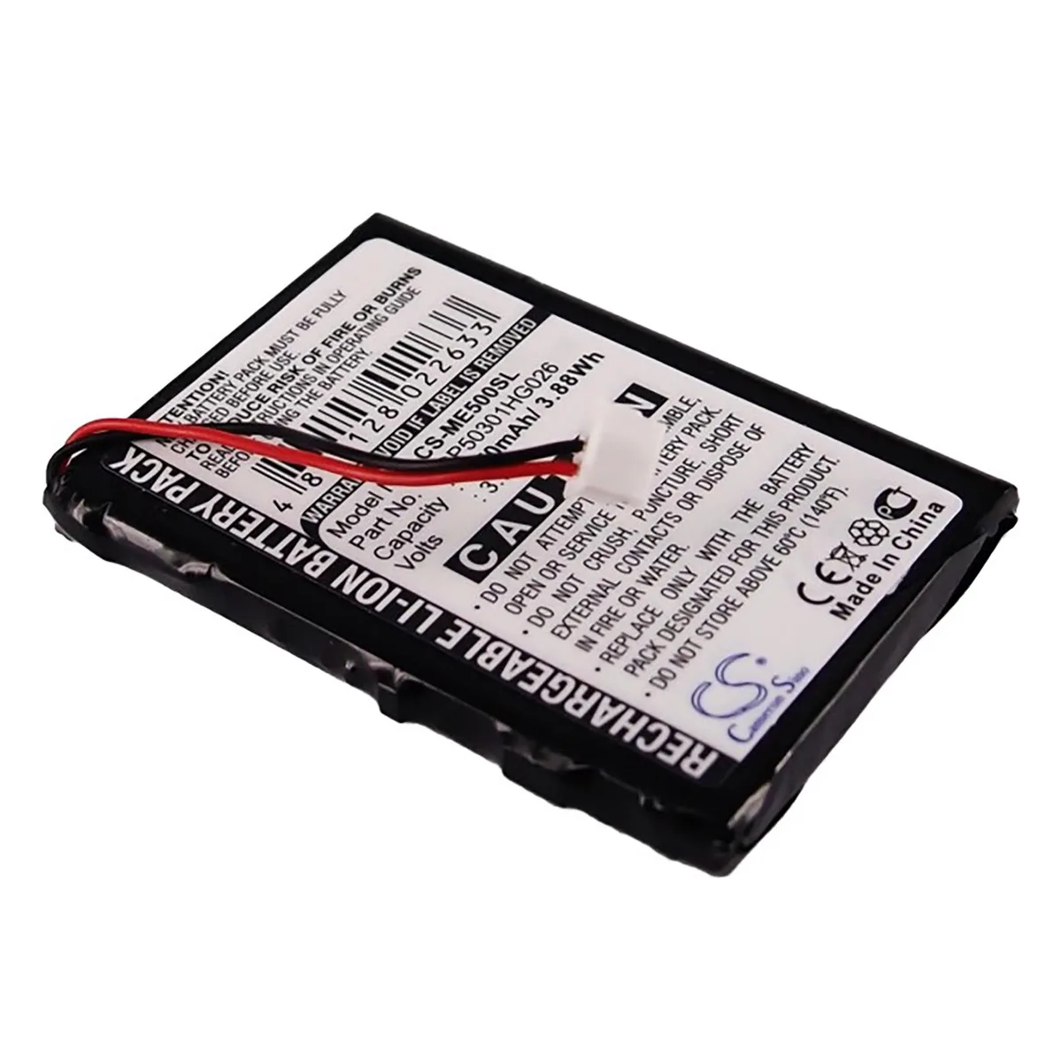 Cameron &amp; Co Cameron &amp; Co DS-CS-ME500SL Battery 3.7V 1050mAh Black — product photo