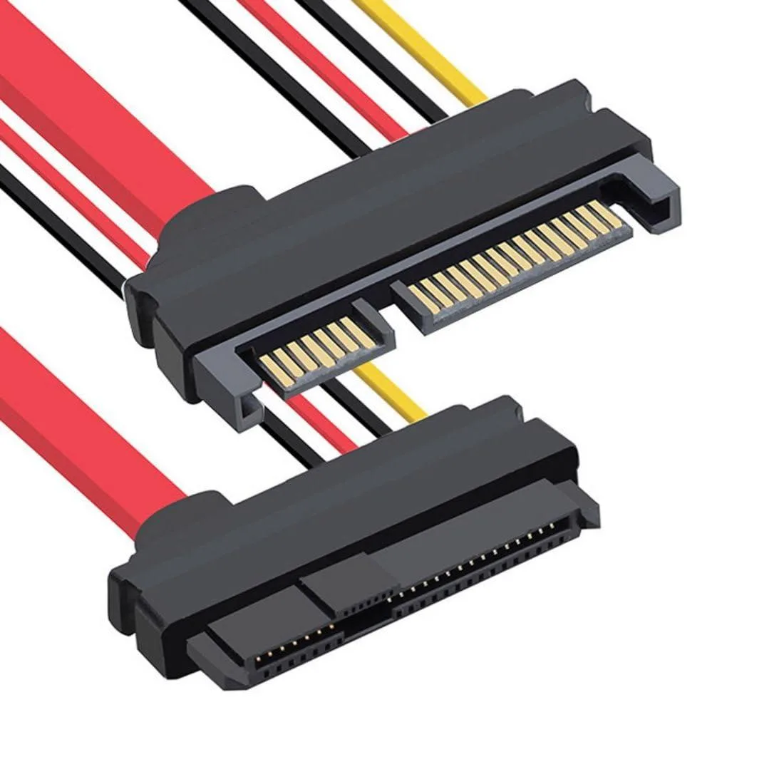 LORDWORLD LORDWORLD SAS SFF-8482 29Pin to SATA 22Pin Cable 10cm — product photo