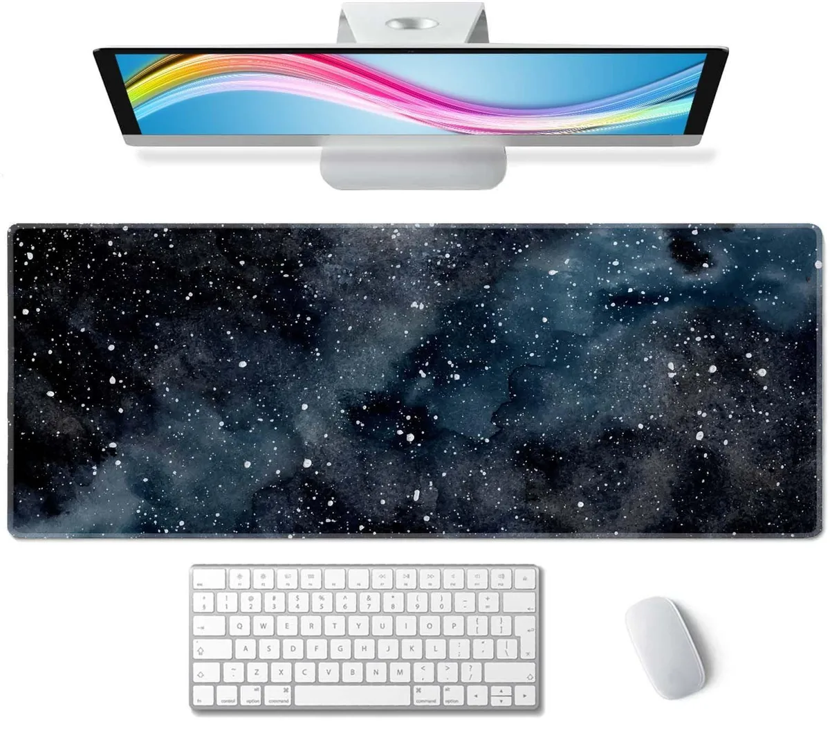 Keychron KUN-XLPAD-8093 Dark Starry Deep Space mouse pad 31.5×11.8 in — product photo