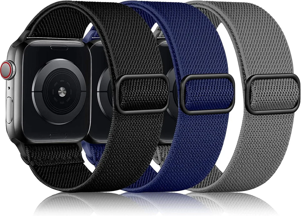 ETEIZU ETEIZU 3 Pack Stretchy Solo Loop Bands 49mm 46mm 45mm 44mm 42mm — product photo