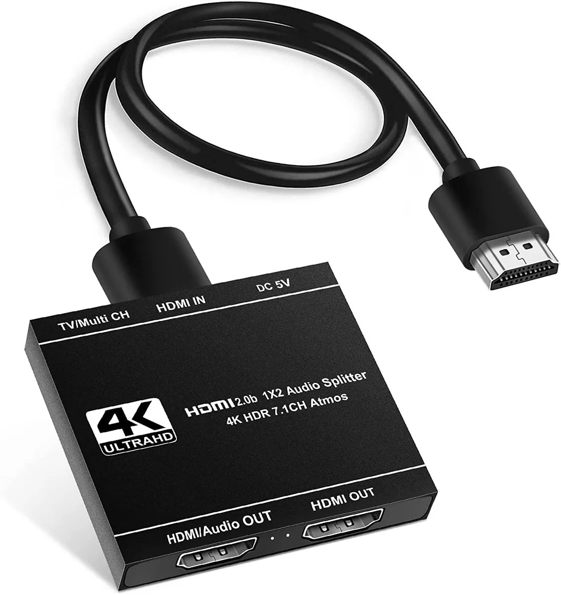 LUOM LUOM OZF12C HDMI Splitter 1x2 4K@60Hz 18Gbps — product photo