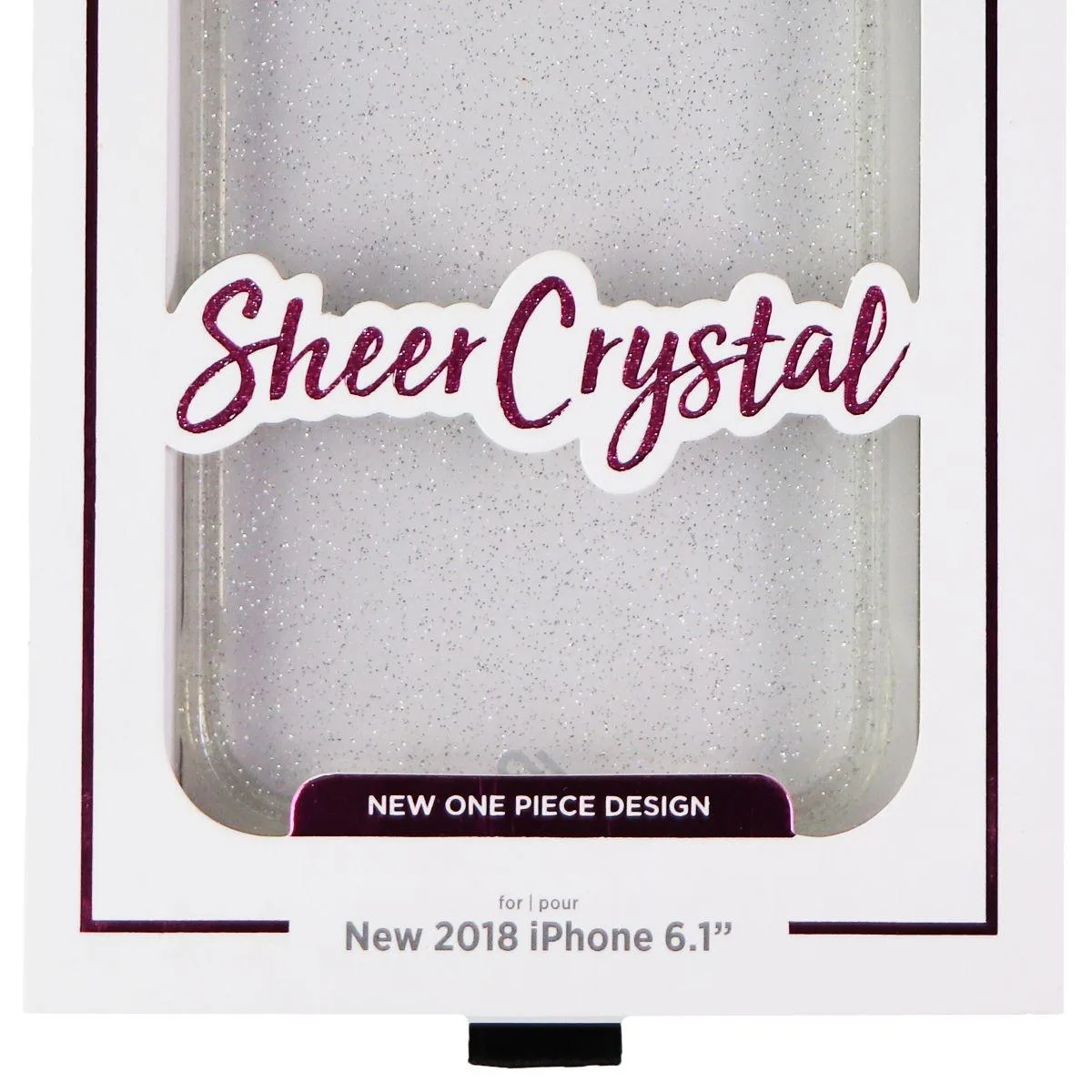 Case-Mate Case-Mate Sheer Crystal Clear Glitter Case for iPhone XR — product photo