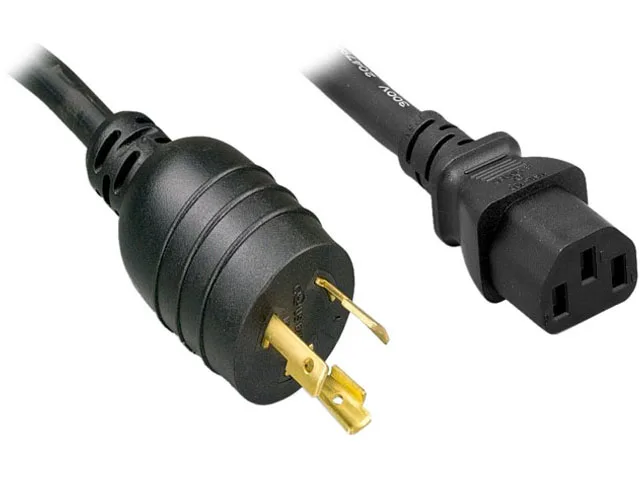 Nippon Labs Nippon Labs 30POW-10W1-L62013-10 computer power cord NEMA L6-20P to IEC-60320-C13 14 AWG 10 ft — product photo