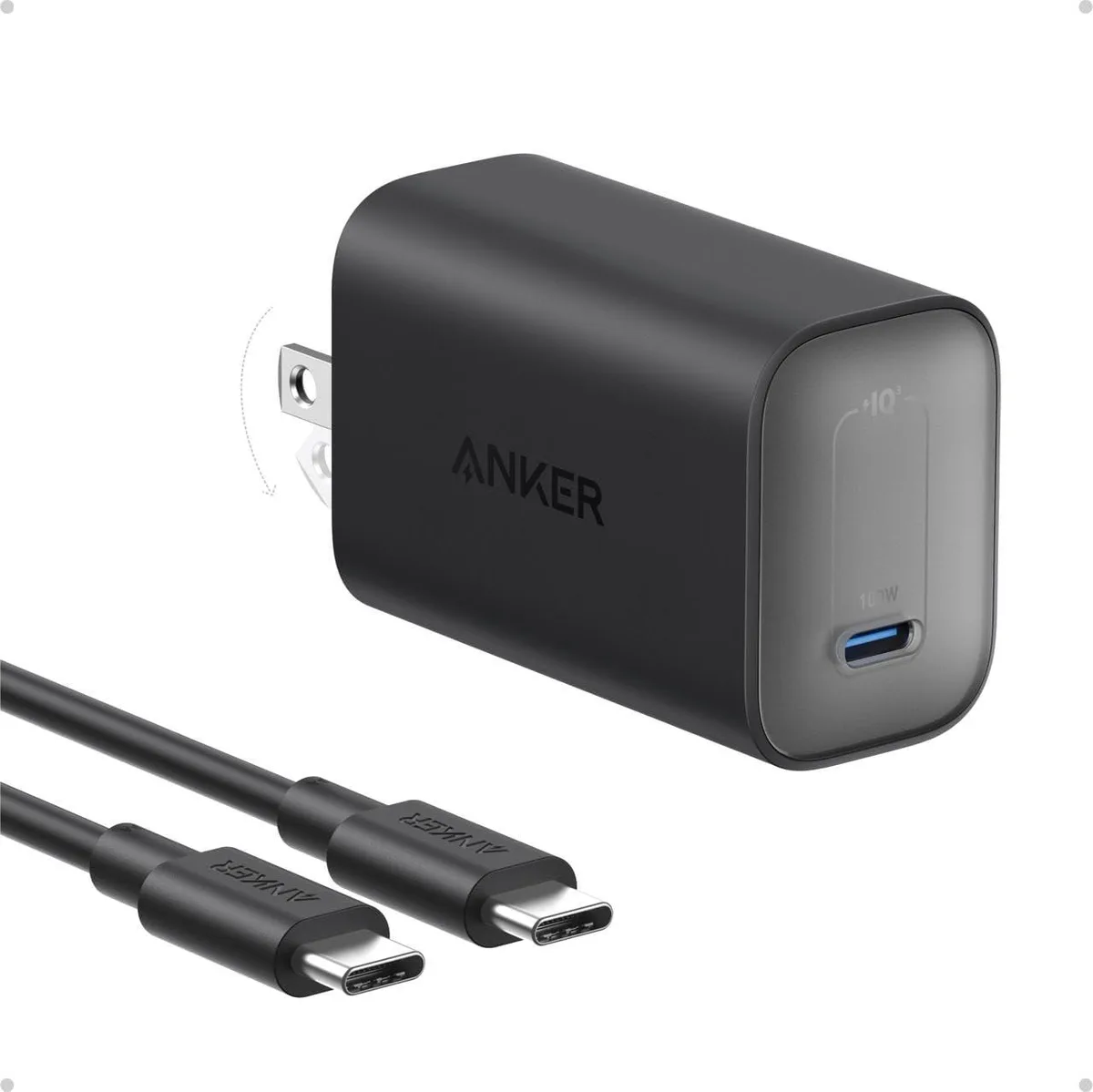 ONITOON ONITOON Nano Charger 100W Foldable USB-C with 6ft Cable — product photo