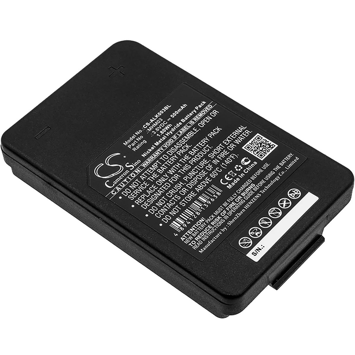 Cameron &amp; Co Cameron &amp; Co DS-CS-ALK003BL Ni-MH 3.6V 500mAh standard battery — product photo