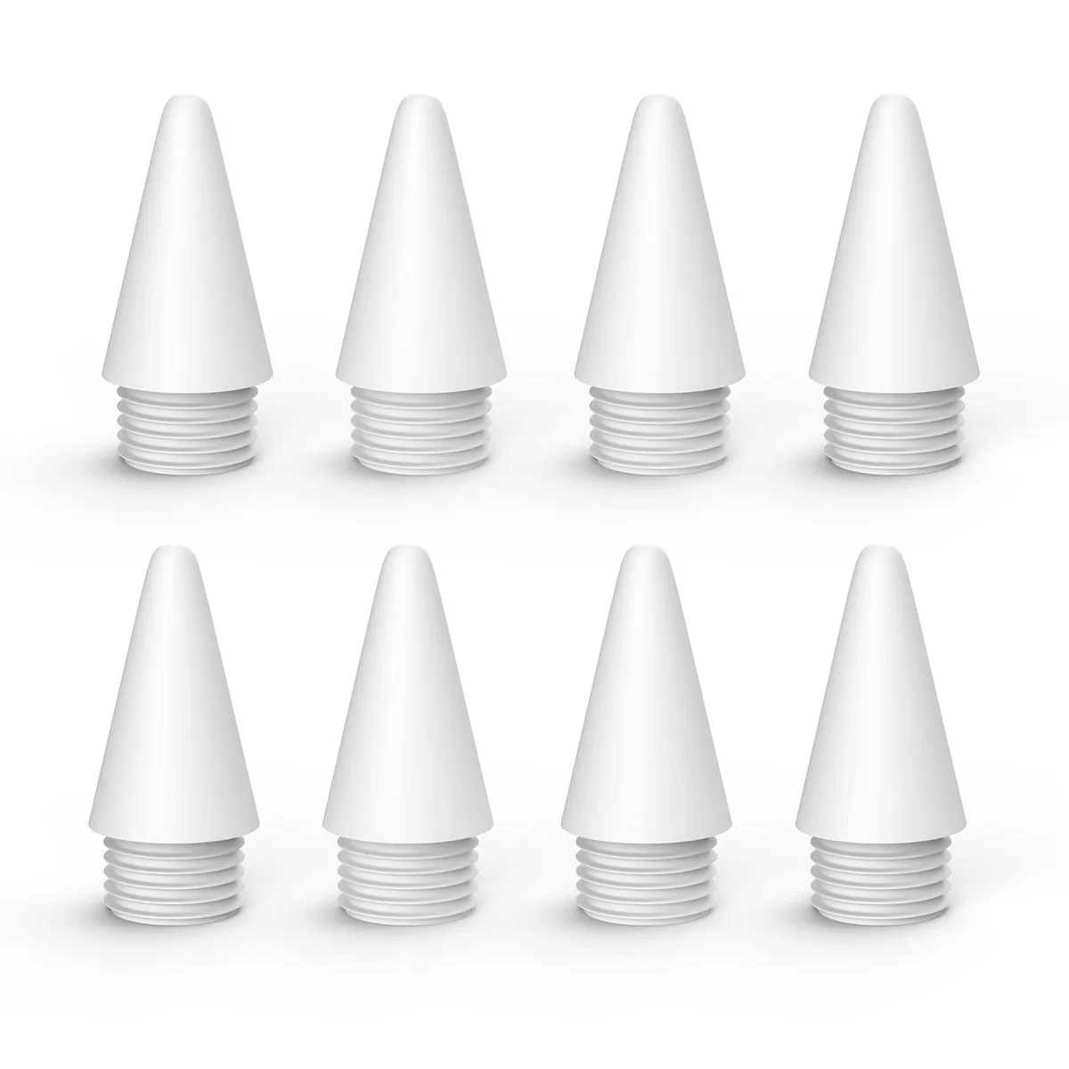  MEKO 13 min Fast Charging Stylus Replacement Tips 8 Pack White — product photo