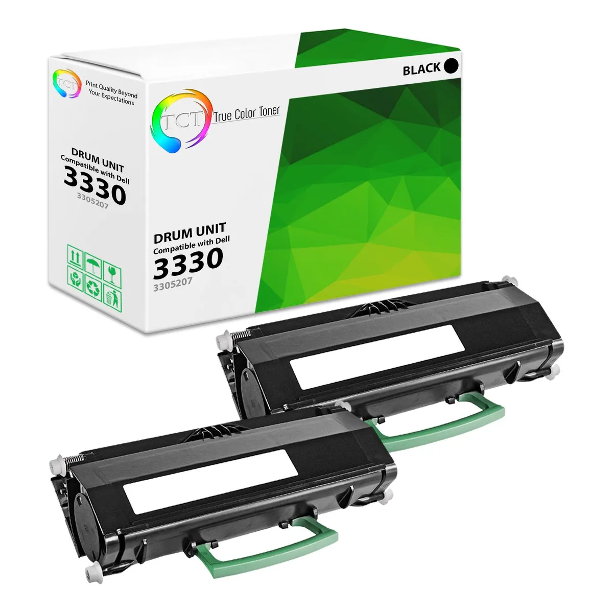 True Color Toner True Color Toner 3305207 2-Pack Black High Yield Toner Cartridge 14000 Pages — product photo