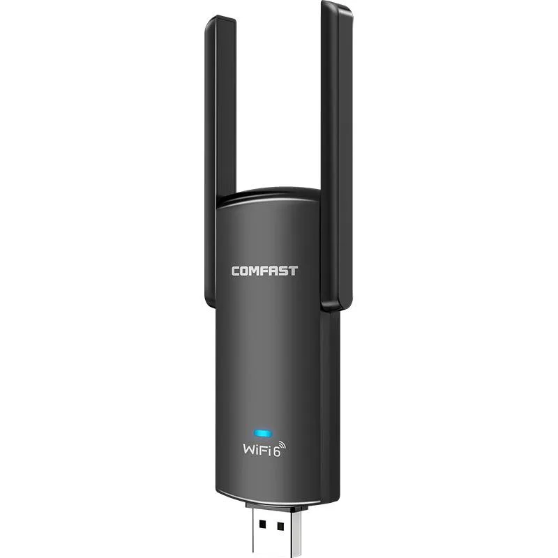 ODFJRU ODFJRU USB WiFi6 Adapter 1800M Black — product photo
