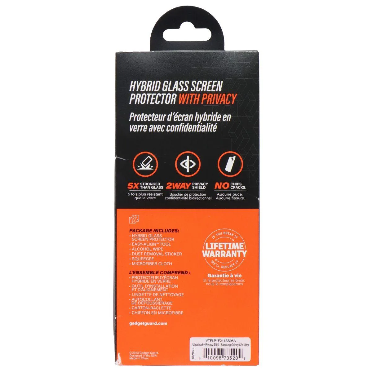 Invisible Gadget Guard Invisible Gadget Guard UltraShock Privacy Screen Protector Samsung Galaxy S24 Ultra — product photo