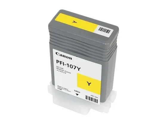 Canon Canon PFI-107Y Yellow Ink Cartridge 130ml — product photo