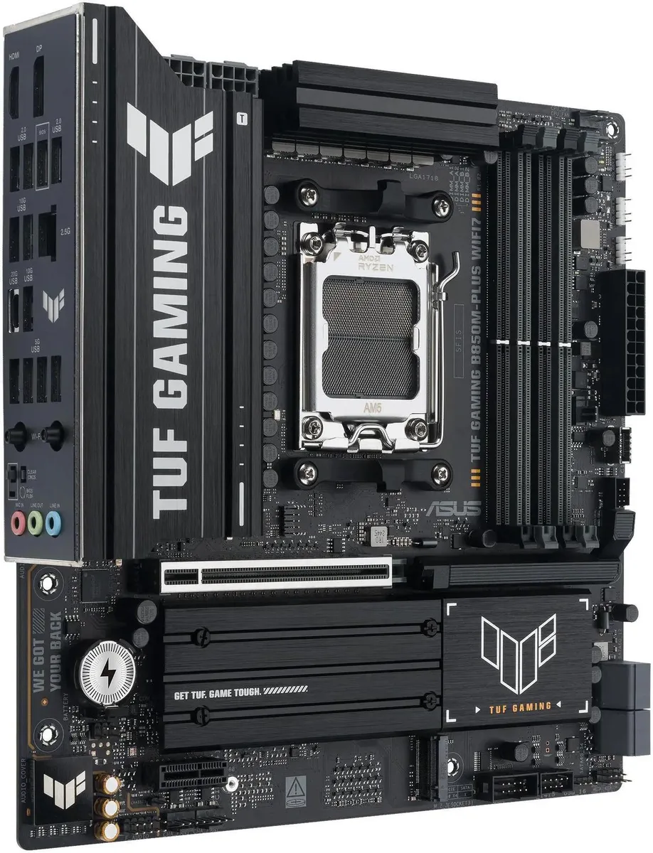 ASUS ASUS TUF GAMING B850M-PLUS WIFI7 AMD motherboard 14+2+1 80A DrMOS — product photo