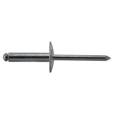 MIDWEST FASTENER CORP MIDWEST FASTENER CORP 53954 Blind Rivet Large Flanged Head 3/16 in Dia 1/2 in L — product photo