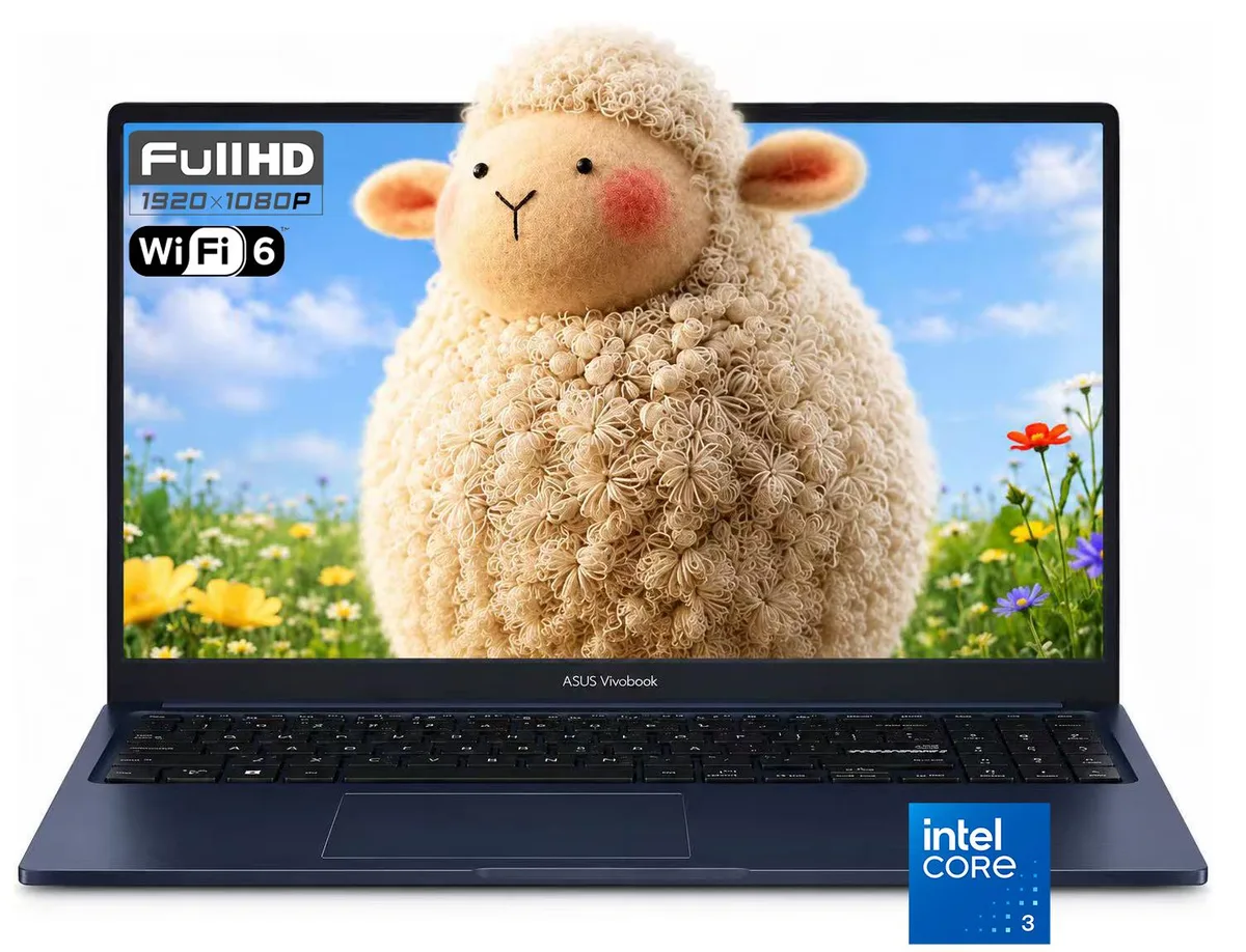 ASUS ASUS Vivobook 15 15.6" Core 3 100U 24GB 512GB Blue laptop — product photo