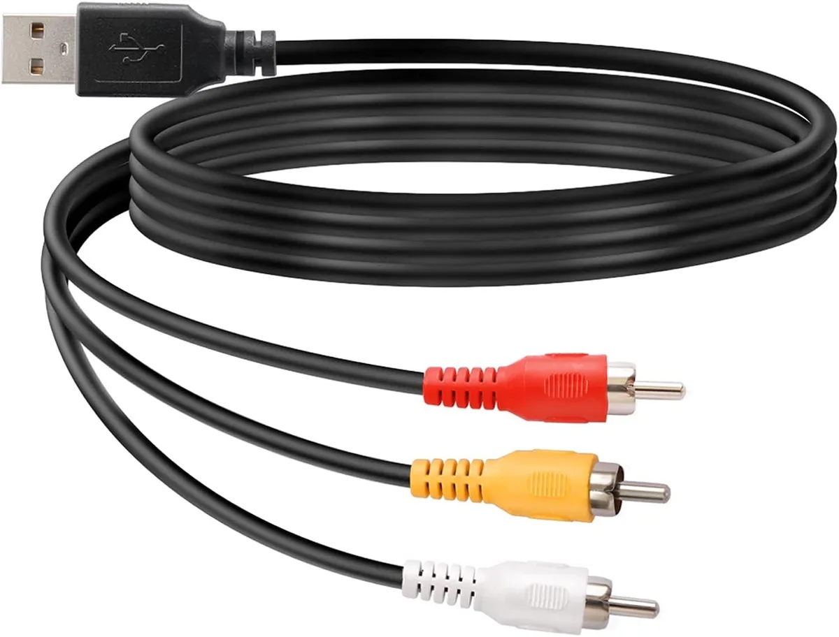 Boxwave Boxwave USB to 3RCA AV Composite Adapter Cable 1.5m — product photo