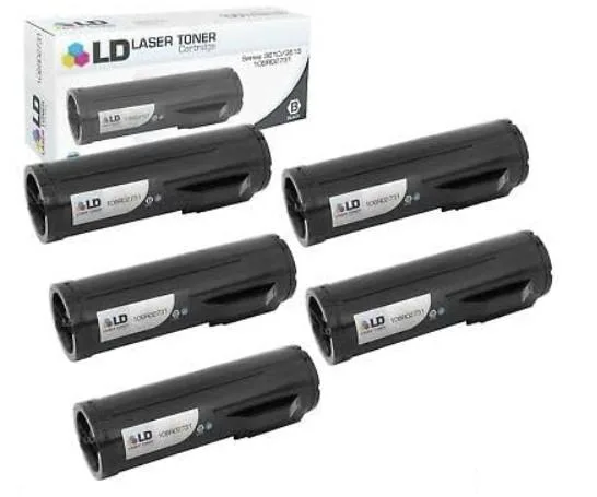 LD Products LD Products Compatible Toner Cartridge 106R02731 Extra High Yield Black 5-Pack — product photo