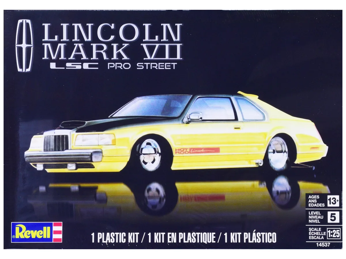 Revell Revell Lincoln Mark VII LSC Pro Street 1/25 Scale Model Kit 123 Parts — product photo