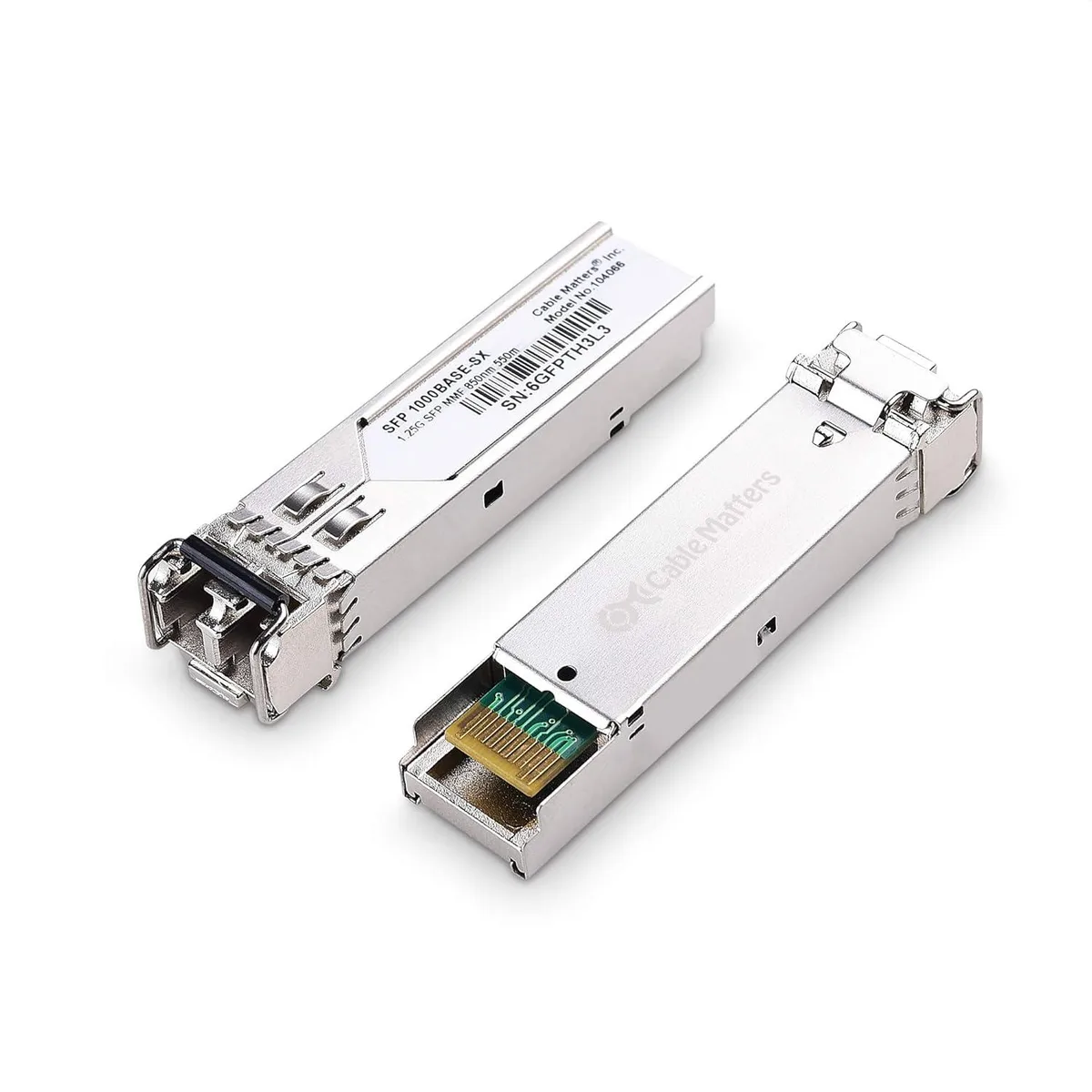 Cable Matters Cable Matters 1000BASE-SX SFP LC Multi Mode 1G Transceiver 2-Pack — product photo