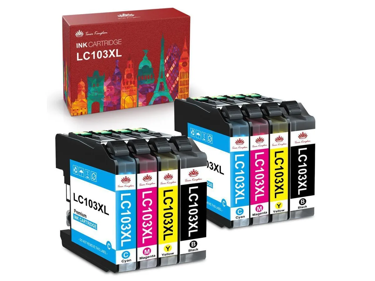 V4ink V4ink LC103XL 8-Pack Ink Cartridges (2Bk/2C/2Y/2M) — product photo