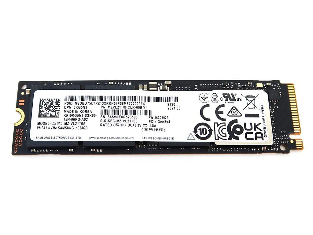 SAMSUNG SAMSUNG MZ-VL21T0A 1TB laptop replacement part — product photo