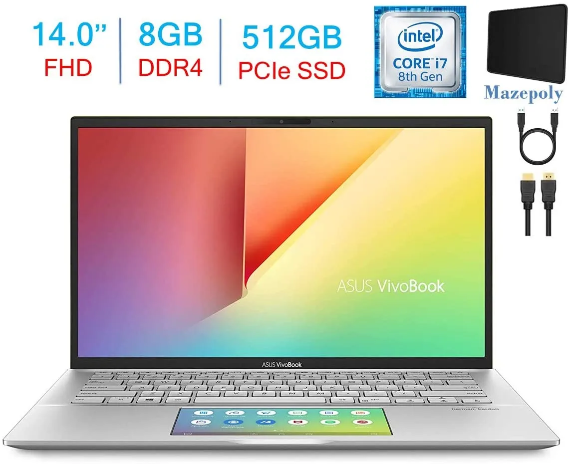 ASUS ASUS Vivobook S14 laptop S432FA-AB74 14" FHD i7-8565U 8GB 512GB NVME — product photo