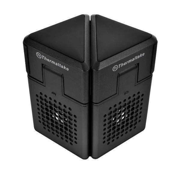 Thermaltake Thermaltake CL-N006-PL05BL-A 17" laptop cooling pad with 2 fans and speaker — product photo