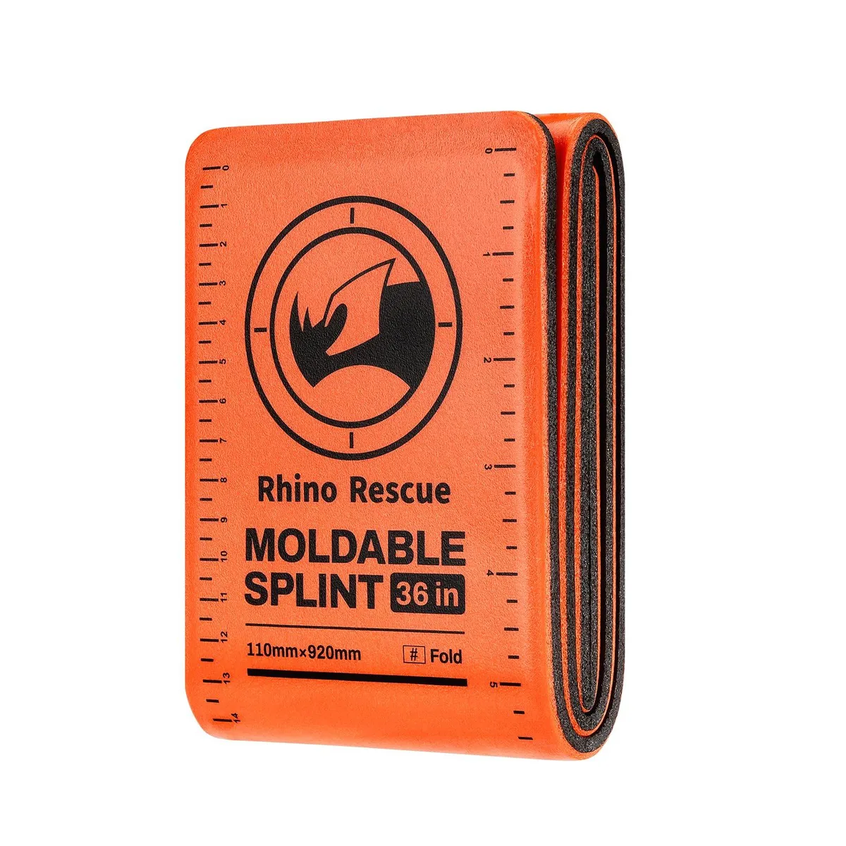  RHINO RESCUE CR-06 Moldable Splint 36" X 4.3" Orange 160g — product photo