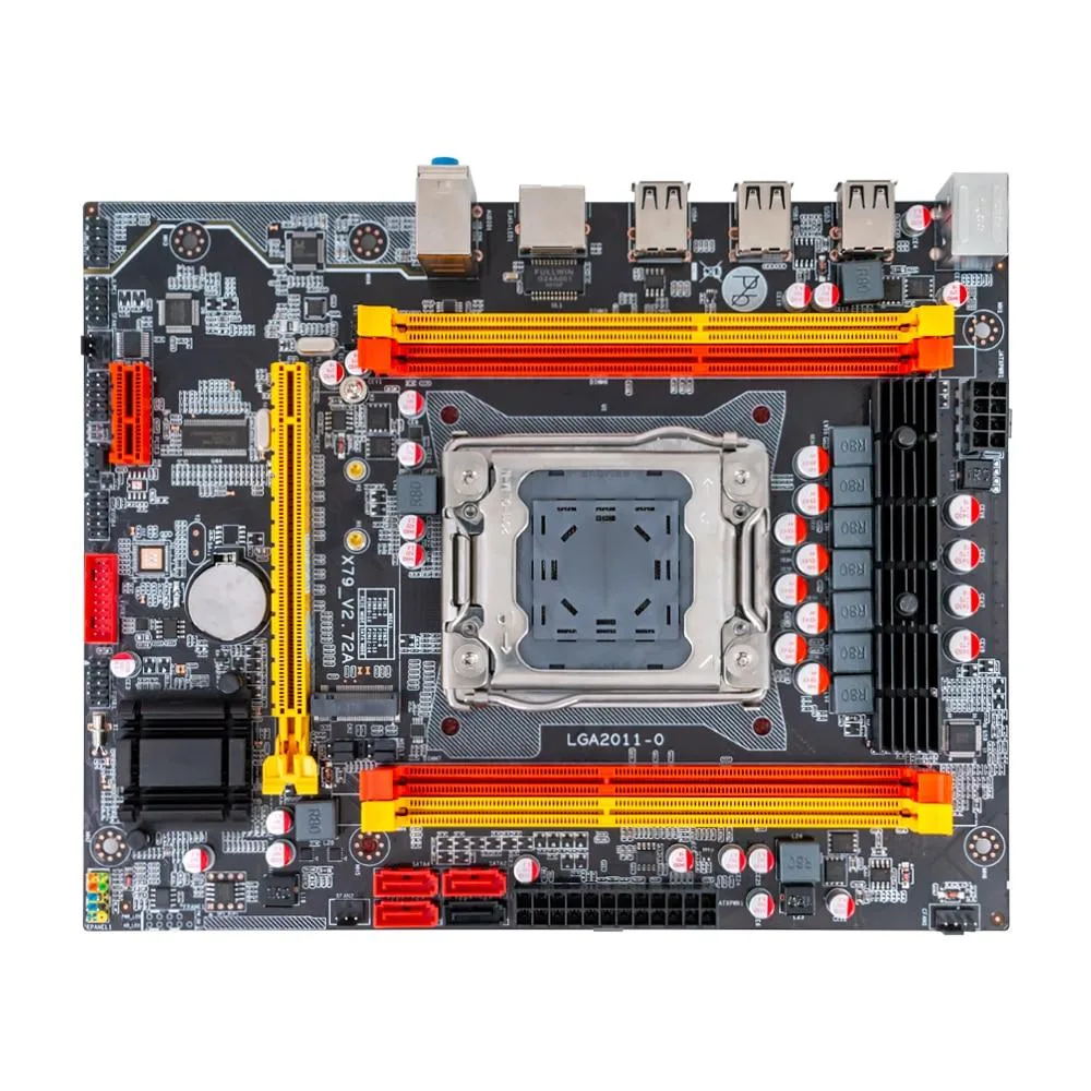 YINGHUA YINGHUA X79M server motherboard LGA 2011 Xeon E5 DDR3 128GB M.2 NVME SATA 3.0 — product photo
