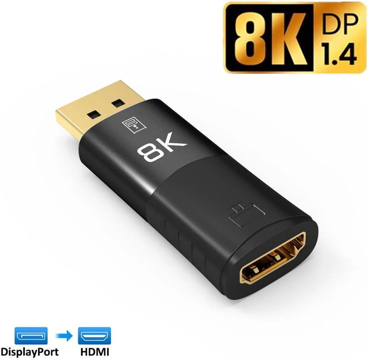 Vszerda Vszerda 8K 30Hz DisplayPort to HDMI adapter — product photo