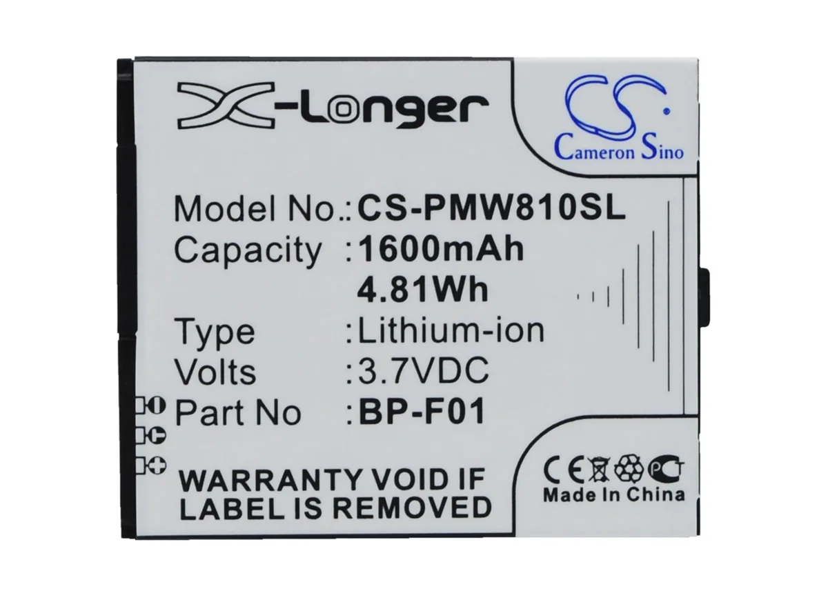 Cameron &amp; Co Cameron &amp; Co DS-CS-PMW810SL cell phone battery 1.3 Ah 3.7 V — product photo