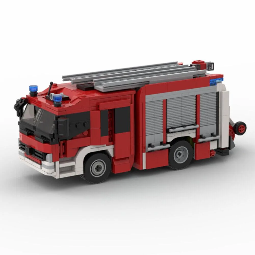 ZITIANYOUBUILD ZITIANYOUBUILD MOC-137461 Fire Truck Rescue Vehicle 1019 Parts — product photo