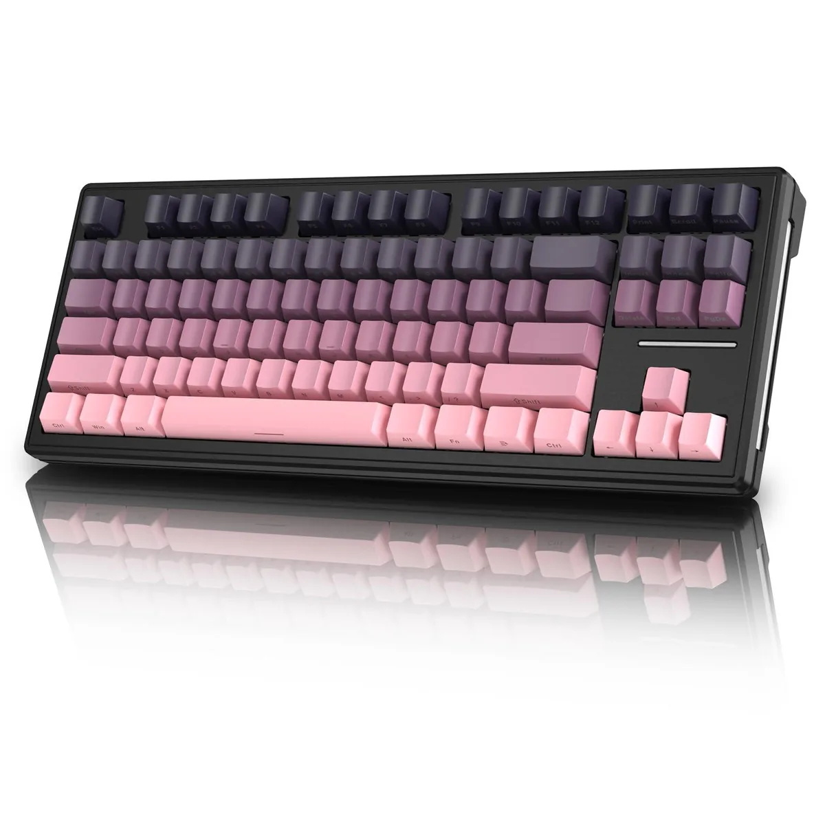  iC M87 Wireless Mechanical Gaming Keyboard 80% TKL 87-Key Pink — product photo
