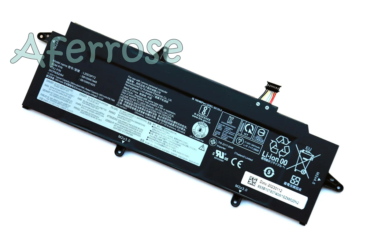 GOLDIX GOLDIX 41Wh 11.52V laptop battery for ThinkPad X13 Gen 2 31CP6/62/64 — product photo