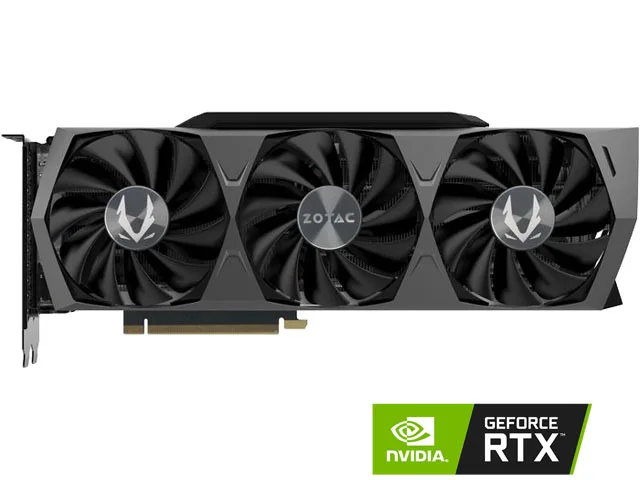 ZOTAC ZOTAC GeForce RTX 3080 Trinity LHR 12GB graphics card ZT-A30820D-10PLHR — product photo