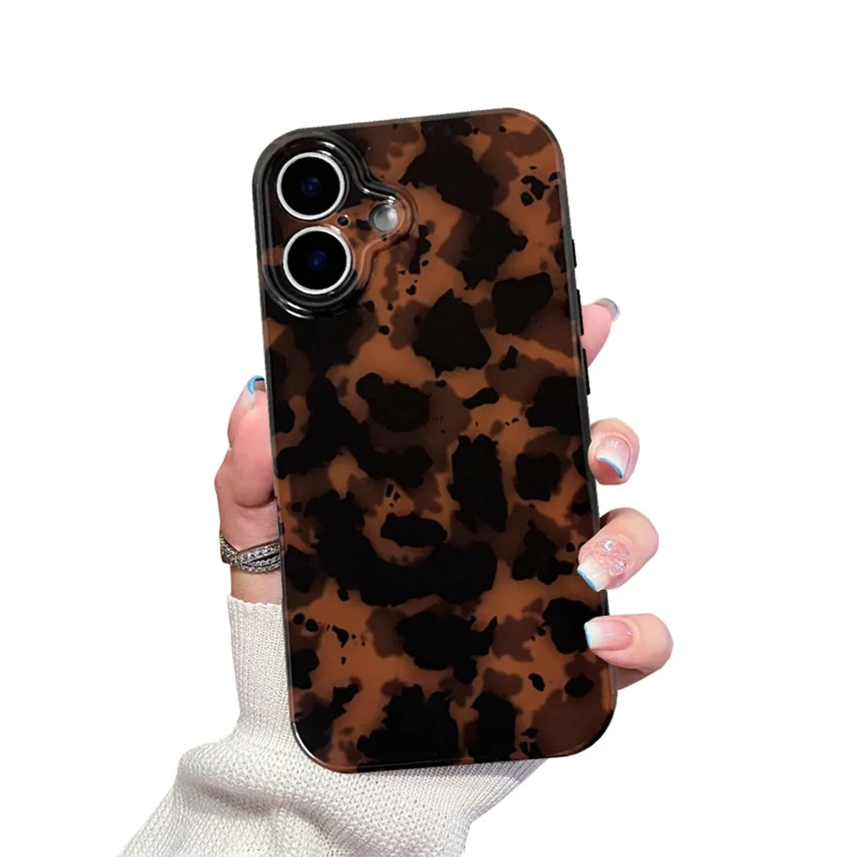 Slim TPU case in tortoise shell finish for iPhone 17 6.3 inch