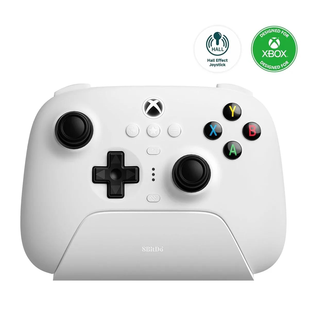 8bitdo 8bitdo 81HB01D Ultimate 3-mode Controller for Xbox Series X — White — product photo