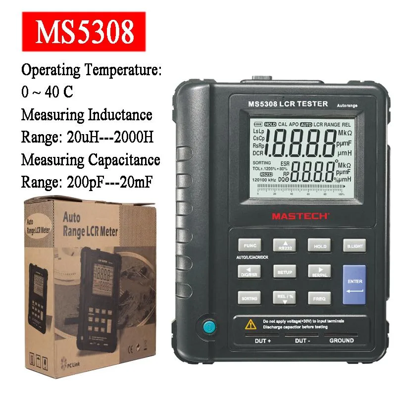 MASTECH MASTECH MS5308 LCR Meter 100kHz measurement tool — product photo