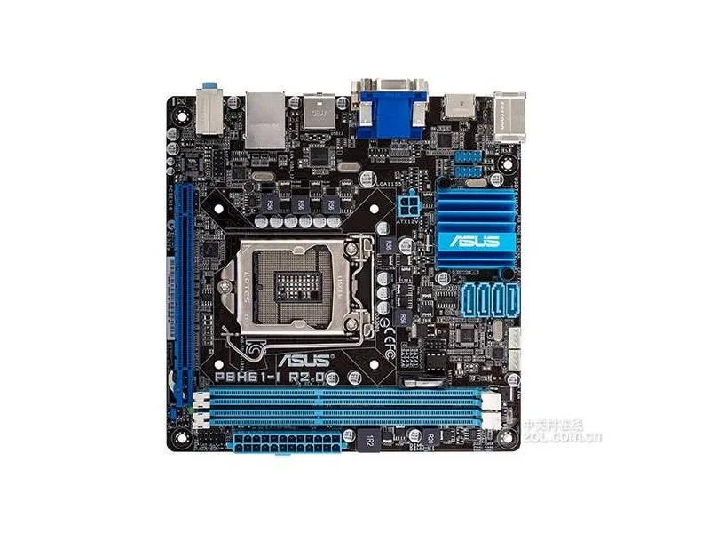 ASUS ASUS P8H61-I R2.0 Intel H61 DDR3 16GB Mini-ITX motherboard — product photo