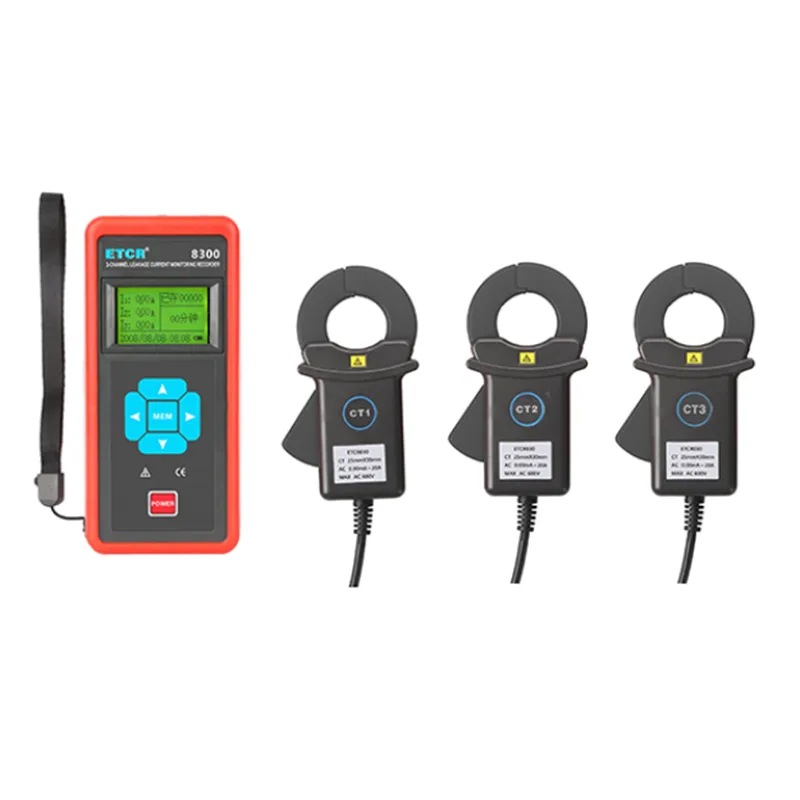 ETCR ETCR ETCR8300-030 Three-Channel Clamp Leakage Current Recorder — product photo