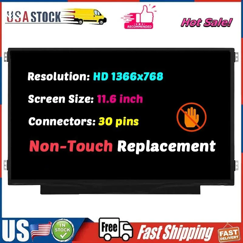 NUOLAISUN NUOLAISUN B116XTN02.3 11.6'' 30 Pin Non Touch laptop screen — product photo