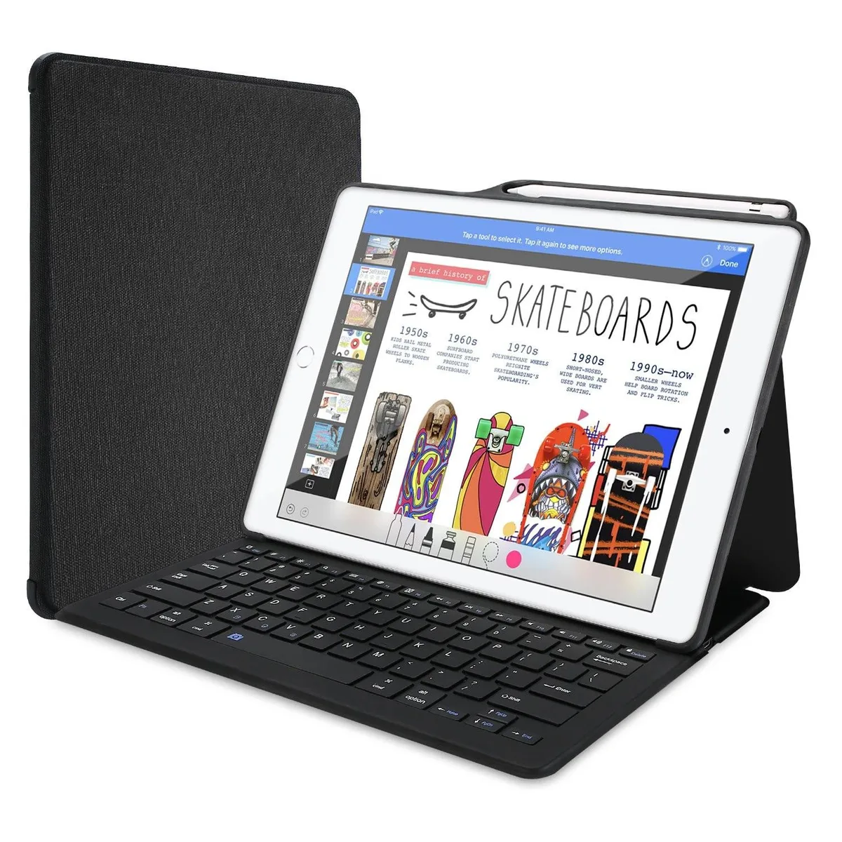 ProCase ProCase Keyboard Case iPad Pro 12.9" 2015/2017 Black 2 in 1 Accessory — product photo