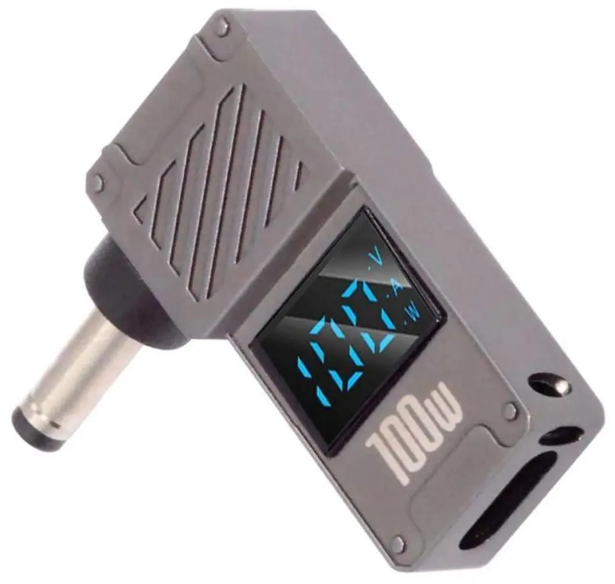 SMUGDESK SMUGDESK USB-C to DC 4.0×1.3mm 100W Adapter with Wattage Display — product photo