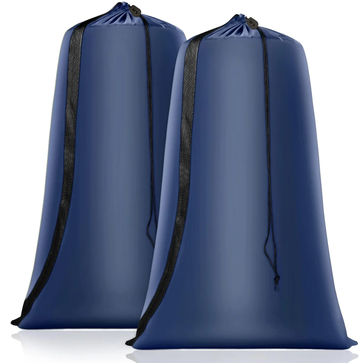 2 Pack XL Nylon Laundry Bag Navy 28 x 41 in — product photo