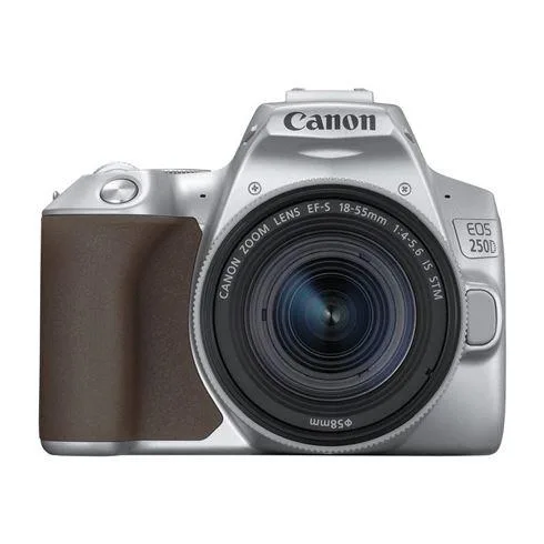 Canon Canon EOS 250D DSLR Camera w/ 18-55mm IS STM Lens (Silver) — product photo