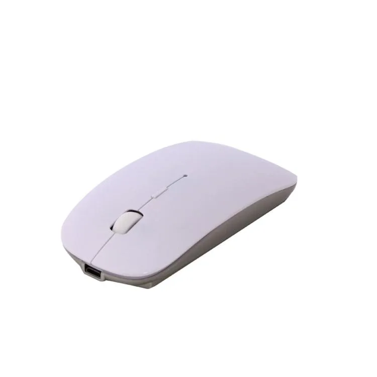 White wireless mouse with four buttons and Bluetooth 3.0