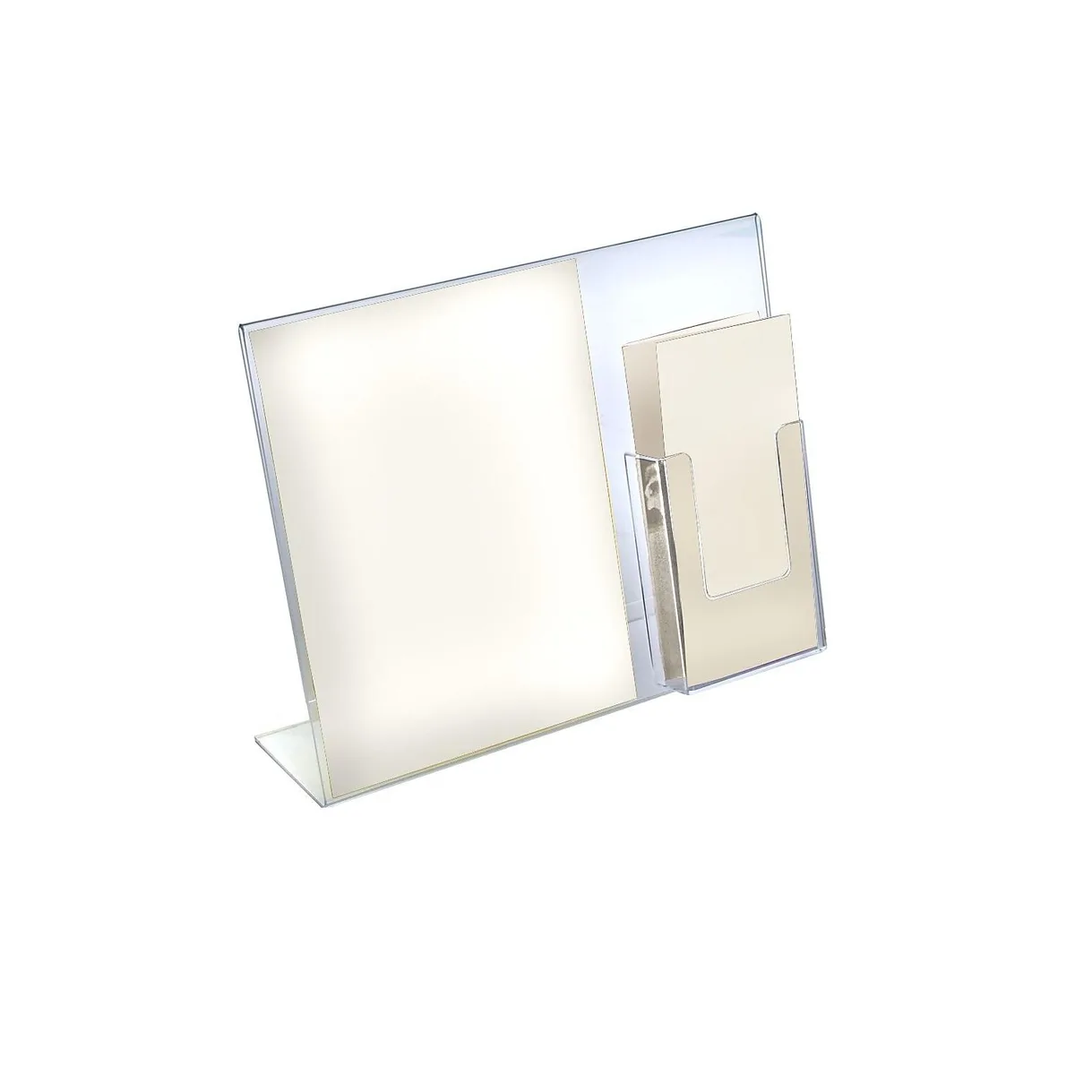 Azar Displays Azar Displays Sign Holder with Brochure Pocket 11 x 14 in 252056 2 Pack — product photo