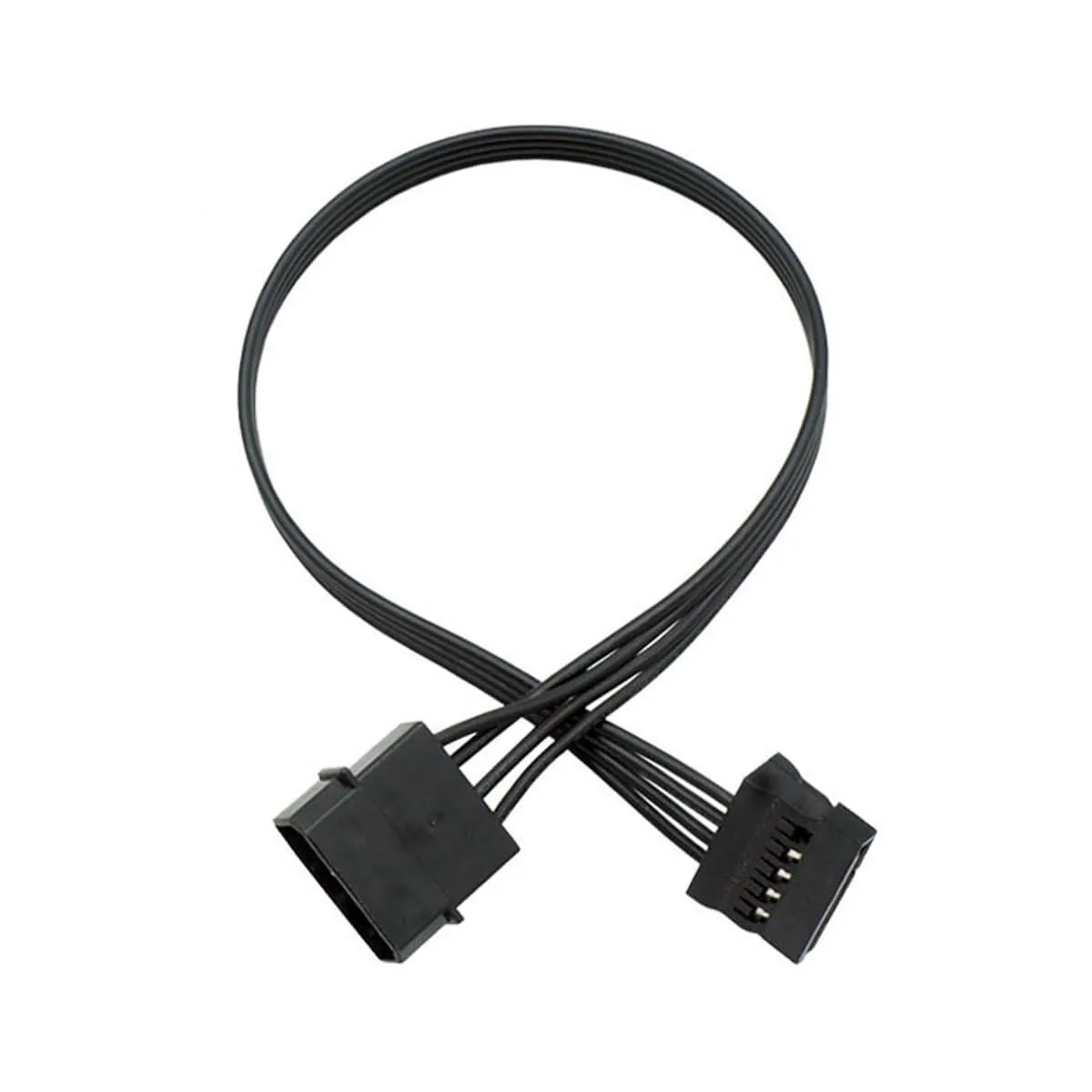  RUITEXUN IDE4P-SATA15P Molex 4-Pin Male to SATA 15-Pin Female Power Adapter Cable 20cm — product photo